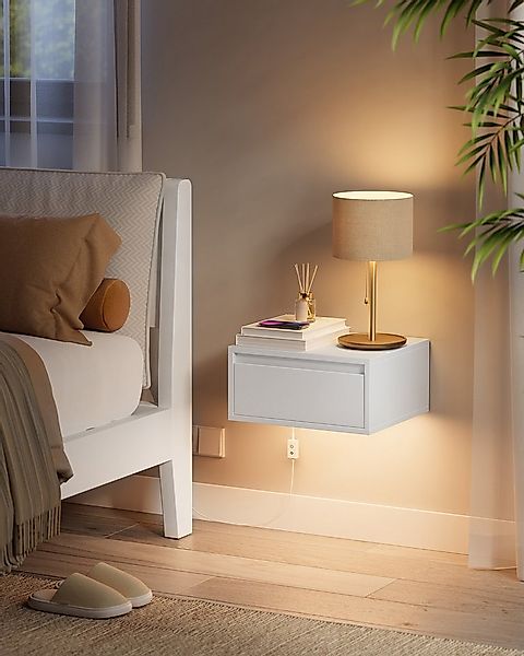 VASAGLE Nachttisch (1-St), hängend, Leuchte mit 3 Farben, schwebendes Wandr günstig online kaufen