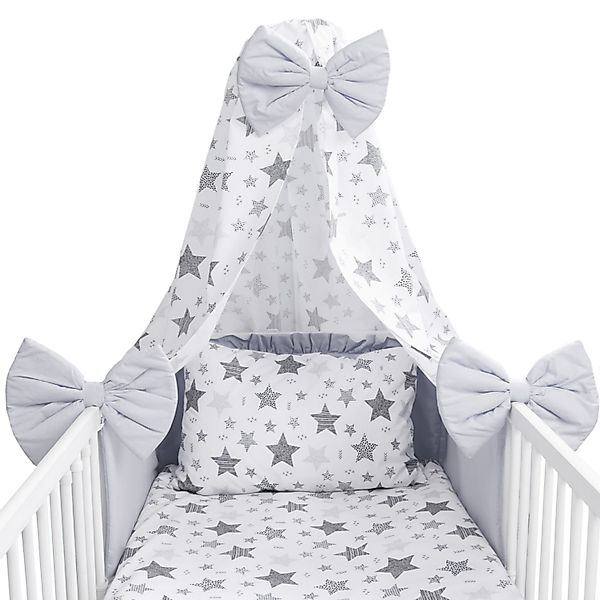Amilian Babybettwäsche Set 7-teilig - Bettwäsche günstig online kaufen