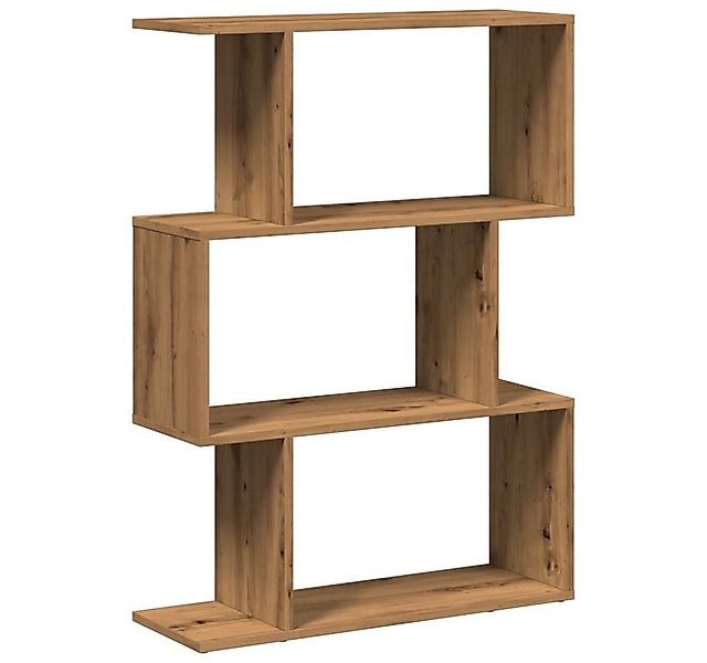 vidaXL Bücherregal Raumteiler-Bücherregal 3 Fächer Artisan-Eiche 70x24x97 c günstig online kaufen