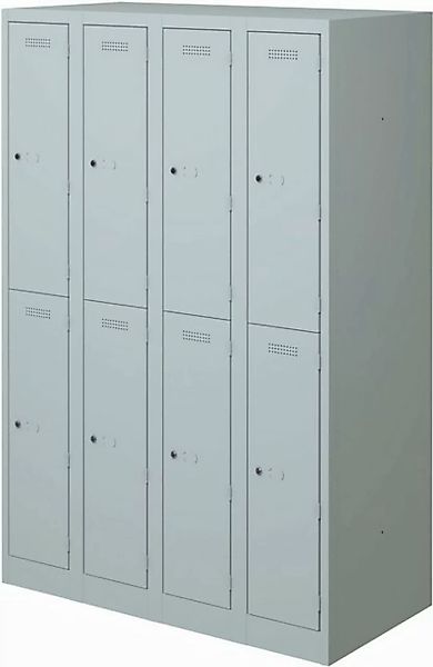 Bisley Garderobenschrank Garderobenschrank Primary Locker BxHXT 1200x1800x5 günstig online kaufen