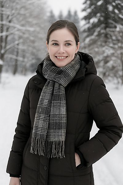 COLLEZIONE ALESSANDRO Wollschal "Karolo" 1 Stk. Made in Italy, mit Karomust günstig online kaufen