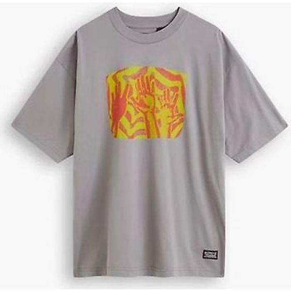Levis  T-Shirts & Poloshirts A1005 SKATE BOX TEE-0006 GRAY günstig online kaufen