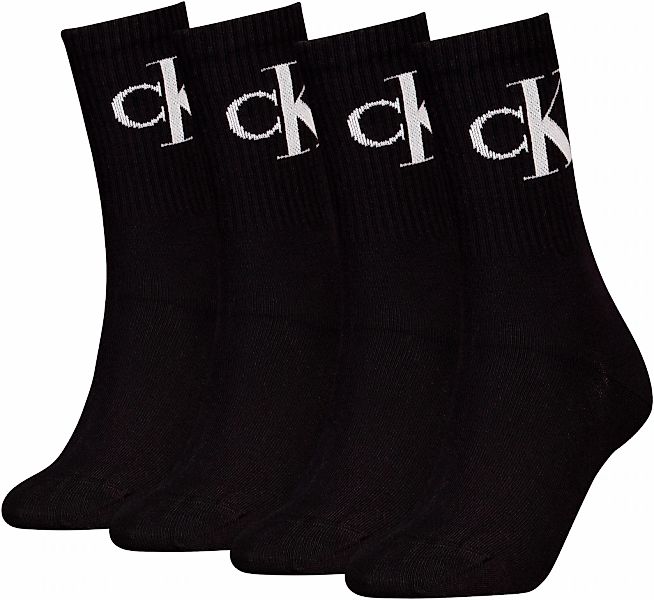 Calvin Klein Jeans Socken "CKJ WOMEN SOCK 4P MONOGRAM ECOMM" 4 Paar, 4 Paar günstig online kaufen
