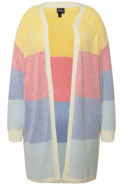 Ulla Popken Strickjacke Long-Strickjacke Oversized Eggshape günstig online kaufen