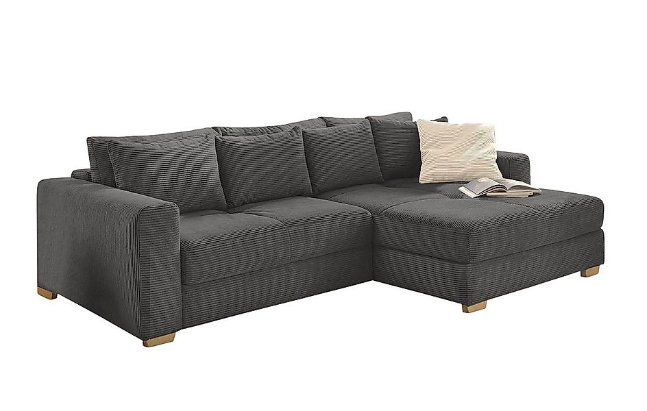 luma-home Ecksofa 15153, Dauerschläfer mit Bettkasten B288/T186/H86 cm, Lie günstig online kaufen
