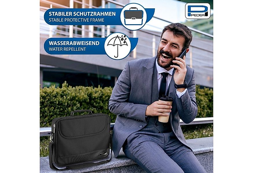 PEDEA Laptoptasche Notebooktasche 13,3 / 15,6 / 17,3 / 18,4 / 20,1 mit Maus günstig online kaufen