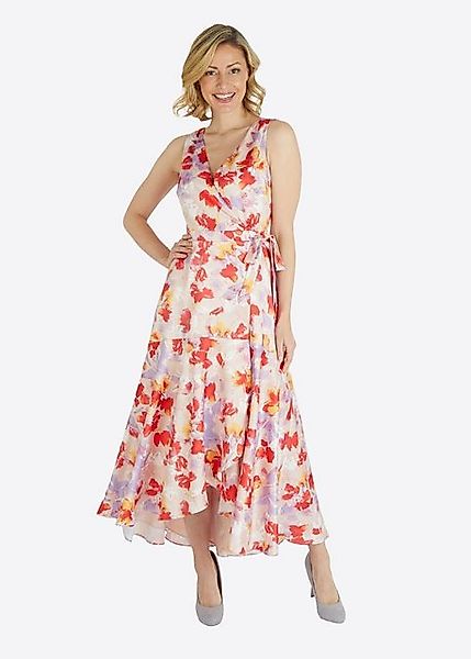 Kleo Abendkleid (1-tlg) fließender Satin im floralem Muster günstig online kaufen