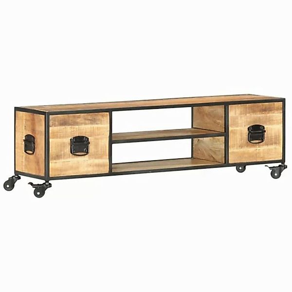 furnicato TV-Schrank 130x30x39 cm Massivholz Mango (1-St) günstig online kaufen