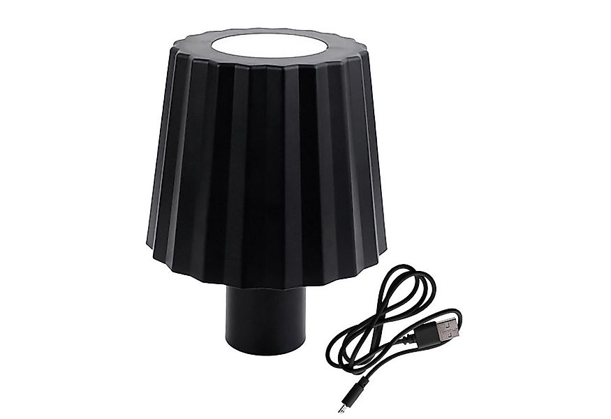 Spetebo LED Tischleuchte Akku Touch Flaschenleuchte mit 60 LED 14 x 10 cm, günstig online kaufen