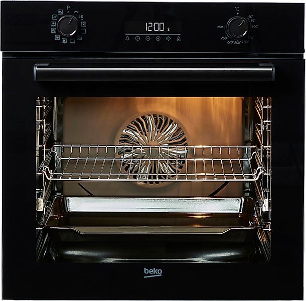 BEKO Einbaubackofen »BBIM17300B« mit 1-fach-Teleskopauszug mit SteamShine m günstig online kaufen