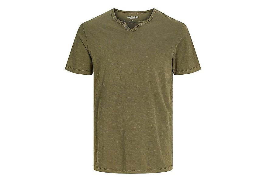 Jack & Jones T-Shirt JJESPLIT Neck Tee SS mit Splitneck-Ausschnitt und zwei günstig online kaufen