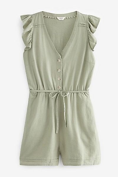 Next Playsuit Jumpsuit aus Leinenmix mit Rüschenärmeln – Petite (1-tlg) günstig online kaufen