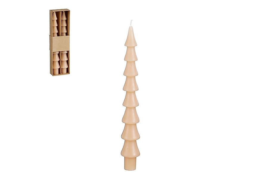 edelman Tafelkerze Mica, Spitzkerze, Weihnachtsbaum, beige, 2 Stueck, h25xd günstig online kaufen