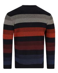 Hajo Rundhalspullover Rundhalspullover in Farbverlauf allover günstig online kaufen