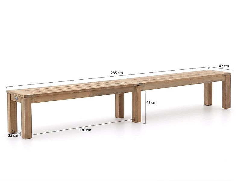 ROUGH-X 320 cm Picknick Sitzgruppe 3-teilig günstig online kaufen