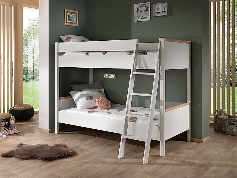 Vipack Etagenbett "London", (Made in Europe), mit Melamin-Oberfläche und Ro günstig online kaufen