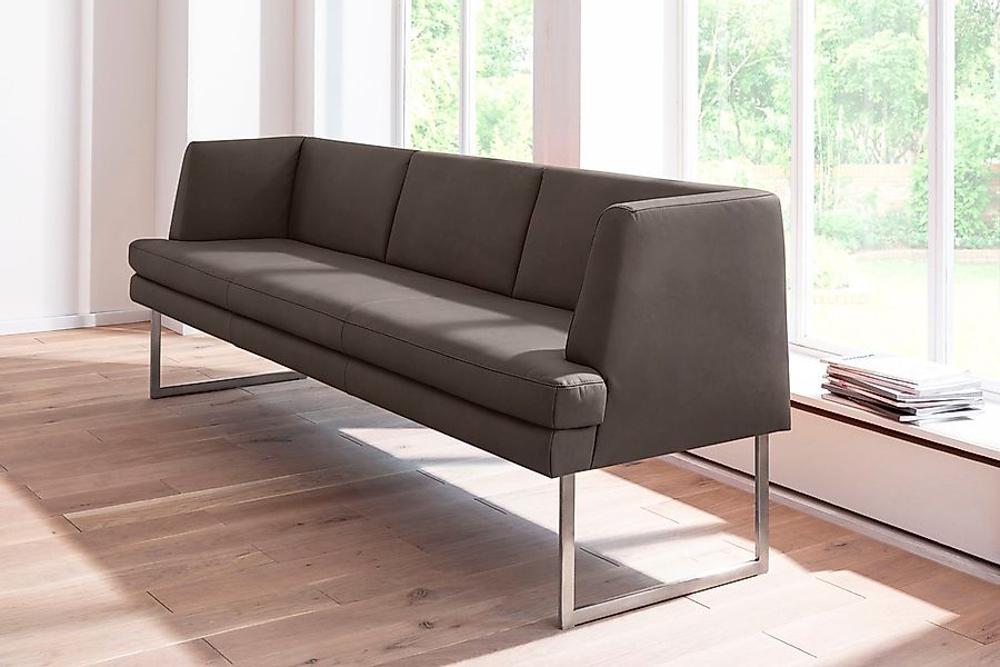 K+W Komfort & Wohnen Polsterbank »Cube«, Hammerkissenoptik, 2 Breiten, Hoch günstig online kaufen