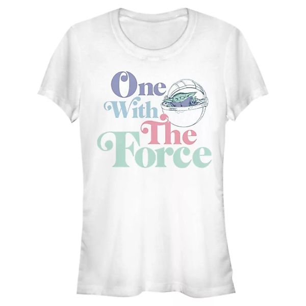 Star Wars - The Mandalorian - Yoda Pastel Force - Frauen T-Shirt günstig online kaufen