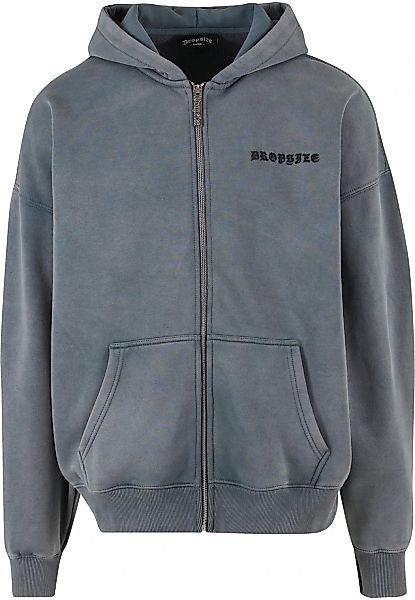 Dropsize Sweatjacke "Dropsize SUPER HEAVY OVERSIZE LOGO ZIP HOODIE" günstig online kaufen
