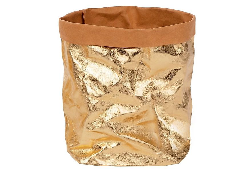 ONVAYA Aufbewahrungskorb Gold, Krempelbox, Dekobox, Geschenkbox waschbar günstig online kaufen
