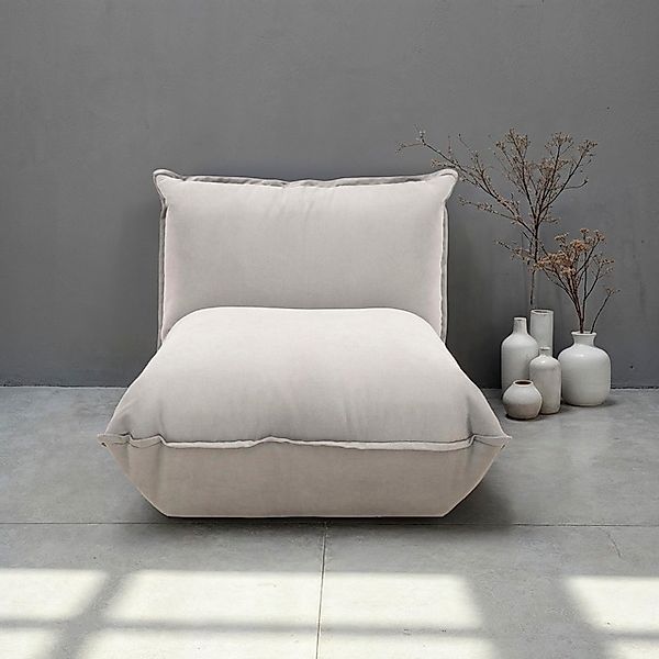 DOMO collection Sessel »Nantes Loungesessel, Wohlfühlsessel mit 360° Drehfu günstig online kaufen