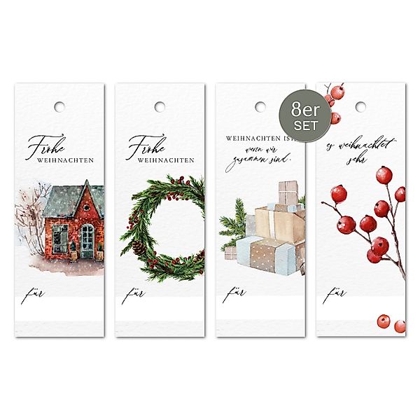 NORDEULE Dekohänger Weihnachten Mix-Set 8 Stück günstig online kaufen