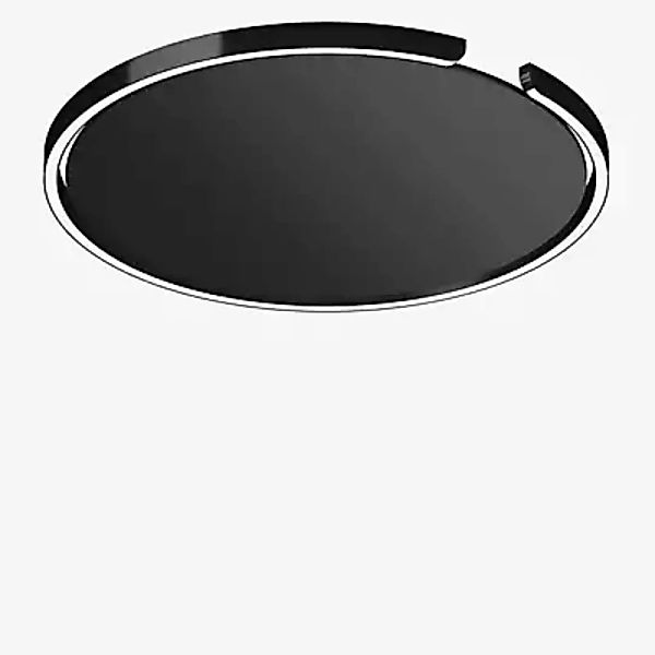Occhio Mito Soffitto 60 Up Wide Wand- und Deckenleuchte LED, Kopf black pha günstig online kaufen