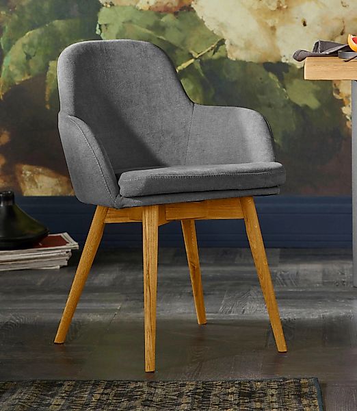 Home affaire Armlehnstuhl "Livry" (Set) 2 Stk.Polsterstuhl, Schalenstuhl günstig online kaufen