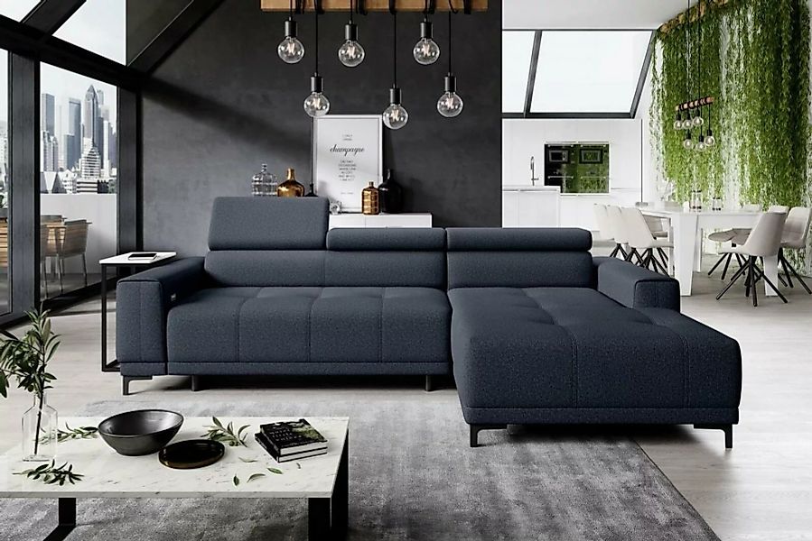 JVmoebel Ecksofa, Eck Design Modern Sofa Sofas Ecksofa L Form Stoff Couch günstig online kaufen