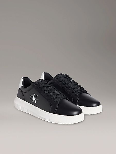 Calvin Klein Jeans Sneaker "CHUNKY CUPSOLE MONO LTH", Schnürschuh, Halbschu günstig online kaufen