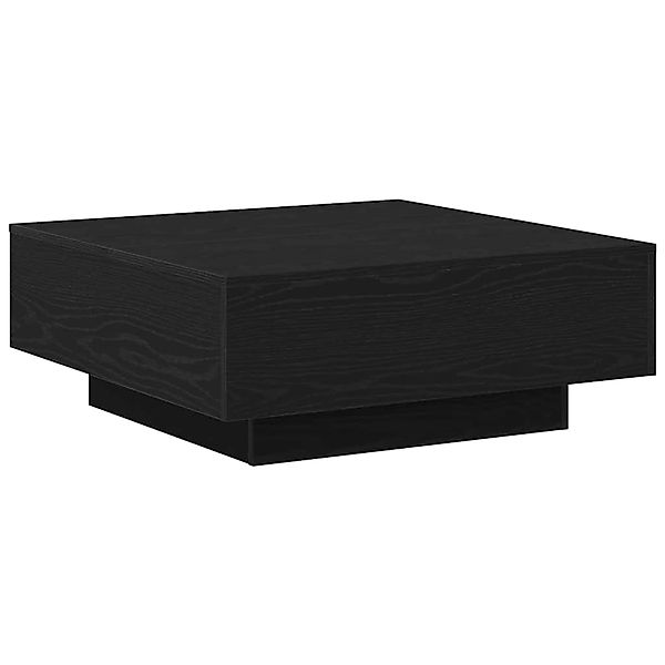 vidaXL Couchtisch Schwarz Eichen-Optik 80 x 80 x 31 cm Holzwerkstoff 862999 günstig online kaufen