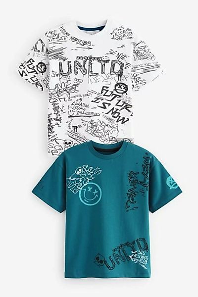 Next T-Shirt T-Shirts mit Grafik im 2er-Pack (2-tlg) günstig online kaufen