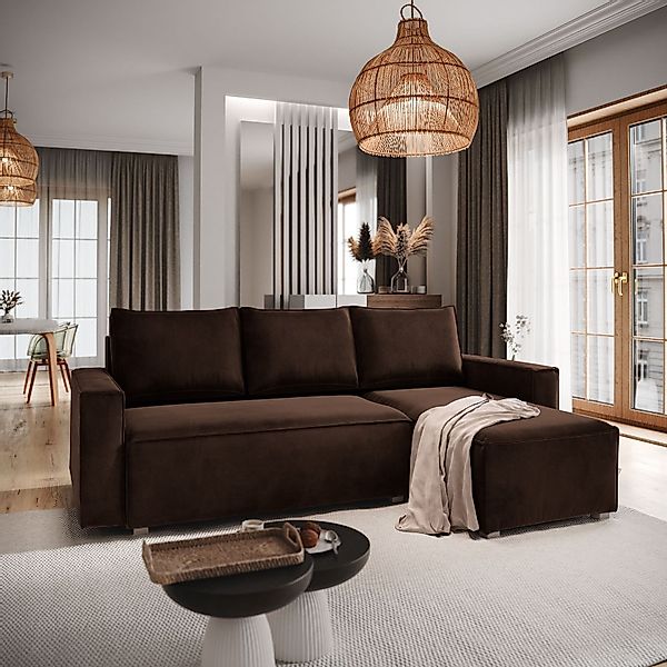 Masseno Ecksofa SILES mit Schlaffunktion L-Form, günstig online kaufen