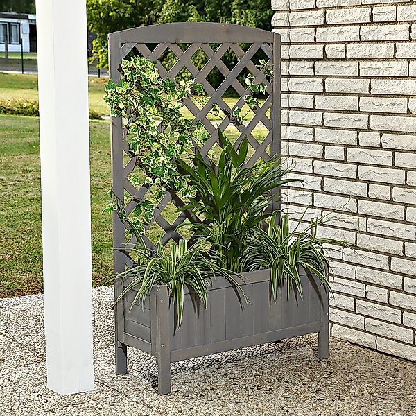 Melko Blumenkasten Rankkasten Blumenkasten Rankgitter Holz günstig online kaufen