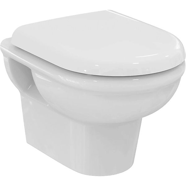 Ideal Standard Wand-WC-Paket Exacto ohne Spülrand Weiß günstig online kaufen