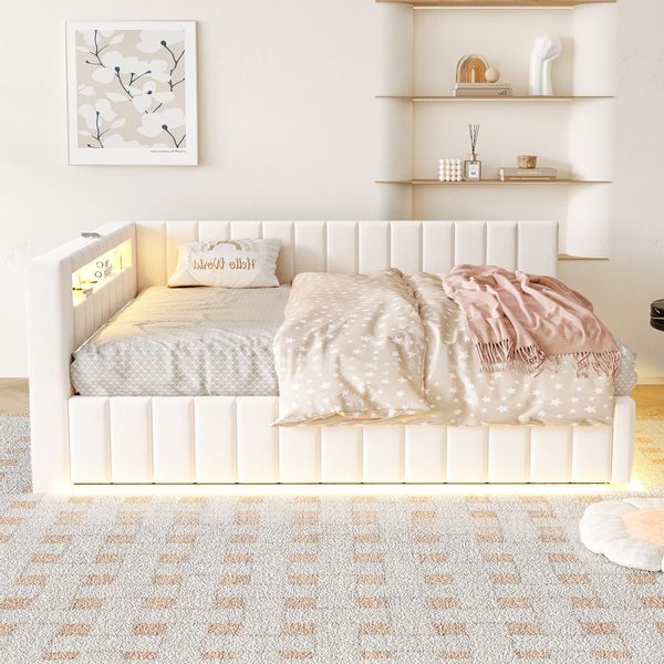 STILVORA Schlafsofa mit bettkasten,Polsterbett 140x200 mit günstig online kaufen