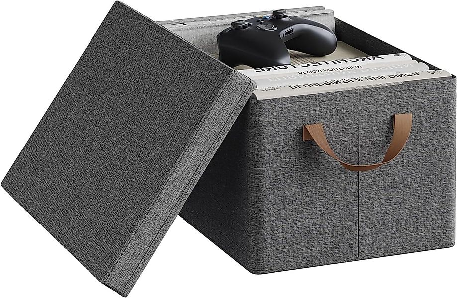 Woltu Aufbewahrungsbox (1 St., Set), mit Deckel, mit Griffen, faltbare Box günstig online kaufen