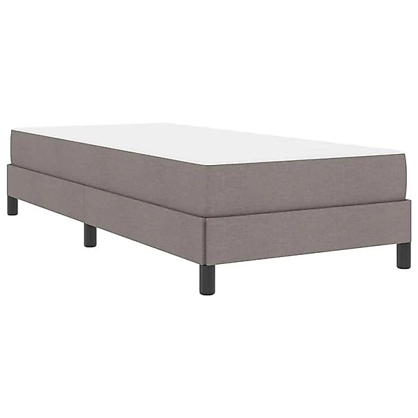vidaXL Boxspringbett mit Matratze Taupe 80 x 200 cm Stoff 3398448 günstig online kaufen
