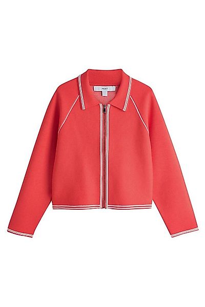 Next Strickjacke Elegante, gestrickte Jacke, Reißverschlusskragen (1-tlg) günstig online kaufen