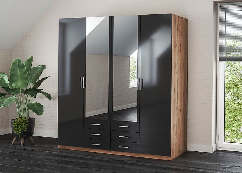 priess Kleiderschrank "Amsterdam", mit oder ohne LED-Beleuchtung günstig online kaufen