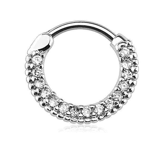 Taffstyle Nasenpiercing Piercing Ring Schild Clicker günstig online kaufen
