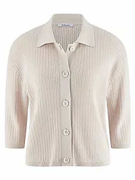 Strickjacke 3/4-Arm Peter Hahn beige günstig online kaufen