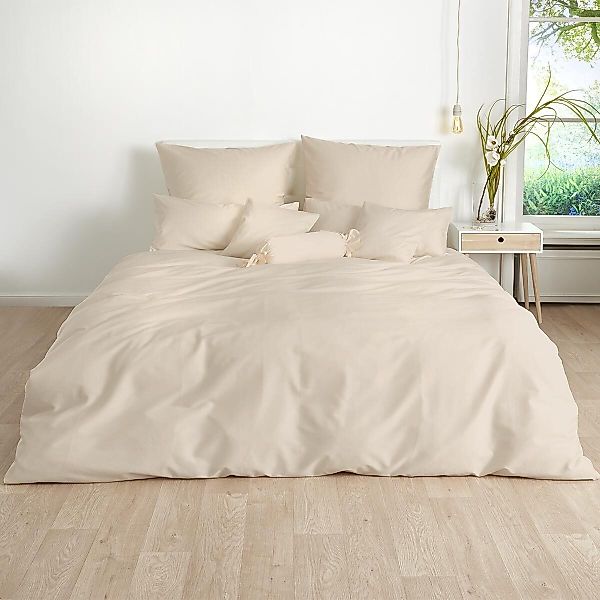 TRAUMSCHLAF Bettwäsche Uni, Mako Satin, 2 günstig online kaufen