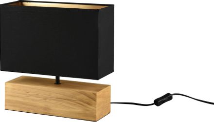 REALITY Leuchten Tischleuchte »Woody« E27 Schnurschalter, Leuchtmittel taus günstig online kaufen