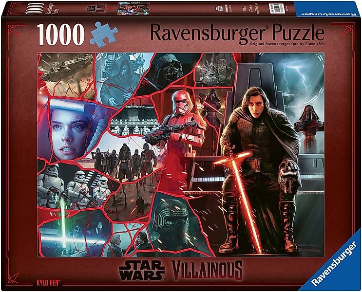 Ravensburger Puzzle Star Wars Villainous: Kylo Ren, 1000 Puzzleteile, Made günstig online kaufen