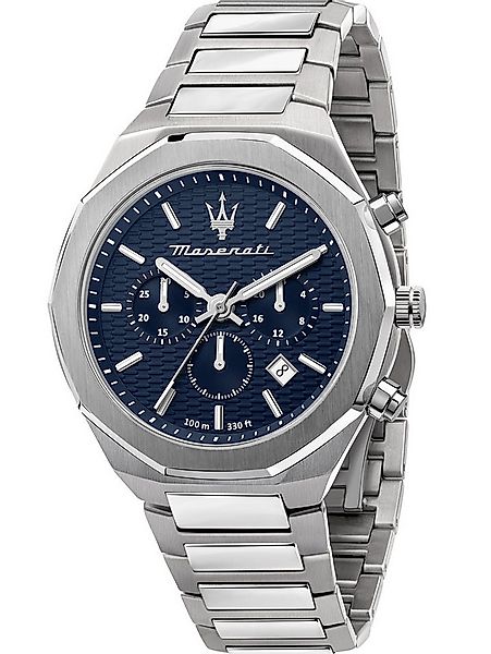 MASERATI Quarzuhr Maserati R8873642006 Stile Chronograph Herrenuhr 45mm 10A günstig online kaufen