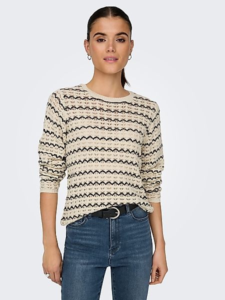 ONLY Strickpullover ONLASA LS STRUCTURE O-NECK günstig online kaufen