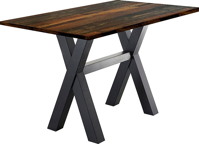Mäusbacher Bartisch, Gestell in X-Form (Breite günstig online kaufen