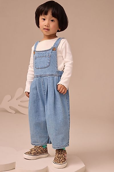 Next Jeanslatzhose Latzhose mit langem Bein günstig online kaufen