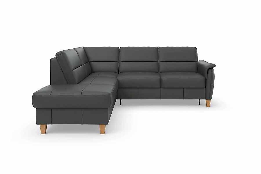 Home affaire Ecksofa »Palmera L-Form«, Federkern, wahlweise mit Bettfunktio günstig online kaufen